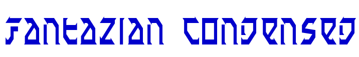 Fantazian Condensed шрифт